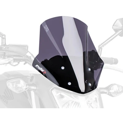Afbeelding van Puig 5991F Racing folie voor Honda/NC700S NC750S 2012 2014 donker/rookgrijs M