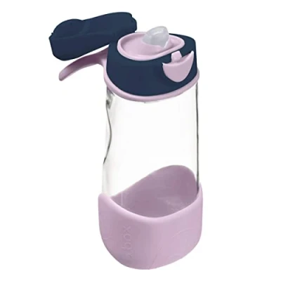 Afbeelding van b.box Sportdrinkfles en Waterfles Eenvoudig Vast te Houden Fles met Lekvrij Deksel Cool Modern Kindvriendelijk Ontwerp, Kantel Neem een Slokje 450 ml