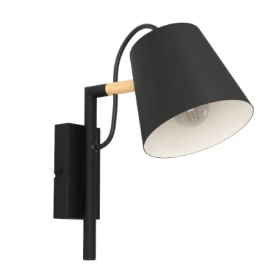 Afbeelding van Wandlamp Lacey. Breedte 13,5 cm, staal