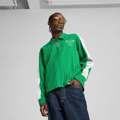 Afbeelding van Puma Porsche Legacy Lifestyle Lichte jas, Heren, Maat: XXL, Archive green