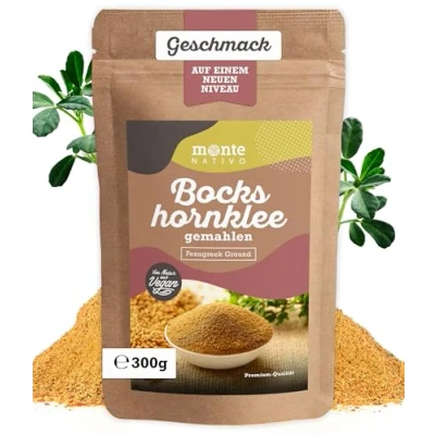Image de Monte Nativo Fenugrec moulu (300 g), épice en poudre, séchée avec délicatesse