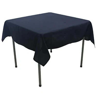 Afbeelding van KaitatsuSen Vierkant tafelkleed van polyesterweefsel, zwart, 150 x cm
