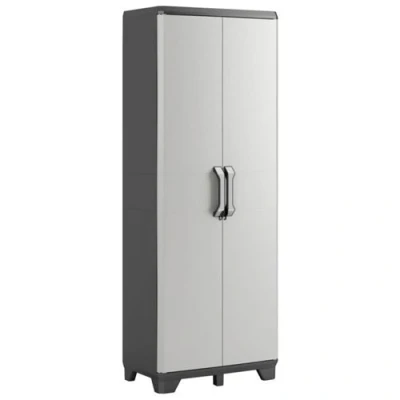 Afbeelding van Keter Opbergkast met schappen Gear 182 cm zwart en grijs