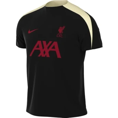 Afbeelding van NIKE lfc m nk df strk ss top k se Training shirt replica voetbal Zwart