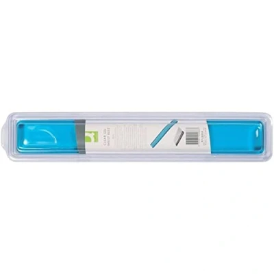 Afbeelding van Q Connect Polssteun transparant, Muis + Toetsenbord Accessoires, Blauw