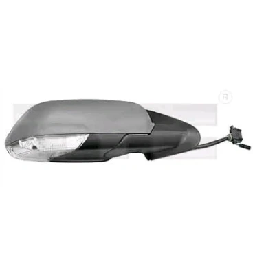 Afbeelding van Buitenspiegel Tyc 332 0076 Links voor elek. spiegelverstelling, Bol vormig, Te verwarmen SKODA: Octavia 2 Combi