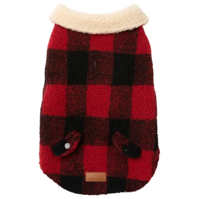 Afbeelding van Fuzzyard The Lumberjack Rood&amp;Zwart Hondenkleding 49 cm