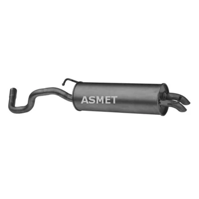 Afbeelding van ASMET 03.056 Einddemper VOLKSWAGEN: Golf 4