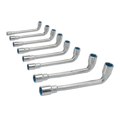 Afbeelding van Silverline 8 delige haakse pijpsleutel set 19 mm