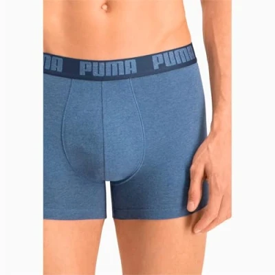 Afbeelding van PUMA Set van 6 boxershorts voor heren, S XXL, in aqua/blauw, 037 Denim