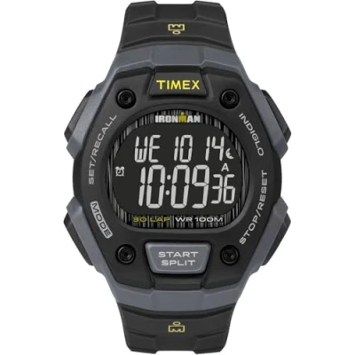 Afbeelding van Timex Sporthorloge T5E961KZ, zwart/grijs/negatief, Chronograaf
