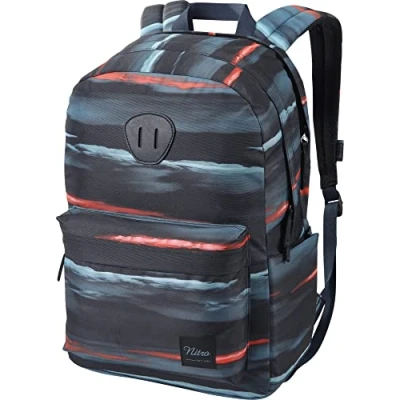 Afbeelding van NITRO Vrije tijd Rugzak met laptopvak Urban Plus Backpack 28L Acid Dawn Zwart
