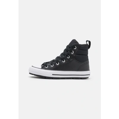 Afbeelding van Converse Chuck Taylor ALL STAR Berkshire Unisex Sneakers hoog, Maat: 37, Black/white Imitatieleer/ textiel