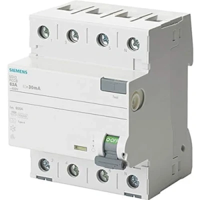 Afbeelding van Siemens Industry RNV_NA RCCB TYPE B 40/4 300MA 4MW
