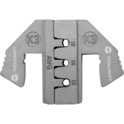 Afbeelding van TOOLCRAFT PLE 0K3 Krimp onderdelen Geschikt voor connector: DUITS Krimpbereik AWG: 14 tot 18 AWG merk: PZ 500