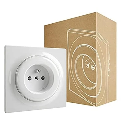 Afbeelding van FIBARO Walli N Outlet type E Wit Klassiek basiselement