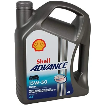 Afbeelding van SHELL ADVANCE 4T ULTRA 15W50 Motorolie 4L