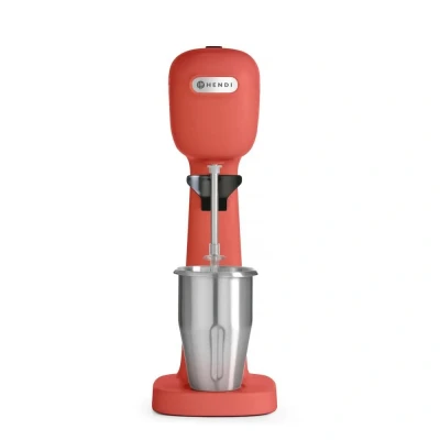 Afbeelding van Hendi Milkshake Maker Rood Professionele Machine 0,95 Liter 230V / 400W 17x19,6x(H)49cm