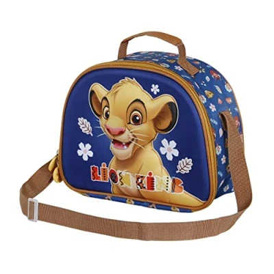 Afbeelding van Disney Lion King Little Face 3D snacktas, Blauw, één maat, broodtrommel, broodtrommel