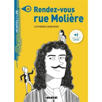 Image de Mondes en VF Rendez vous rue Molière Niv. A1 Livre + audios