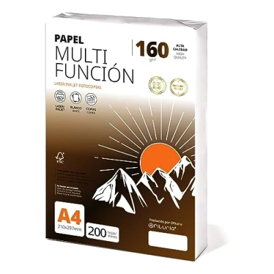Afbeelding van Folios A4, 160 g, 200 vellen, multifunctioneel papier voor printers, vellen laserprinters en injectie, kopieerapparaat, kantoor, schoolmateriaal, bladpakket Ofituria (160