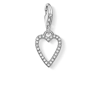 Afbeelding van Thomas Sabo Bedels van 925 sterling zilver 1761 051 14, één maat, zilver, zirkonia, One Size, zirkonia