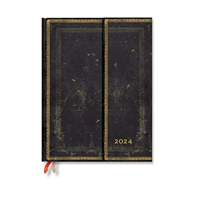 Afbeelding van Old Leather Collection Arabica (Old Collection) Ultra Verso 12 month Dayplanner 2024