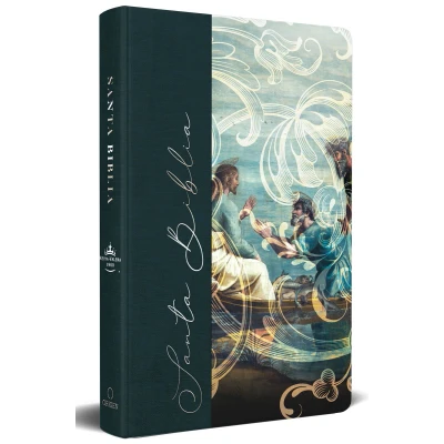 Afbeelding van Biblia RVR 1960 letra grande, manual, tapa dura de tela Pescador hombres / S panish Bible Handy Size Large Print Hardcover Cloth Fishers of Men