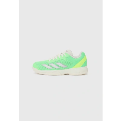 Afbeelding van adidas Uniseks kinderen Court Flash Kids tennisschoenen, Pure Teal/Silver Metallic/Lucid Lemon, 28 1/2 EU