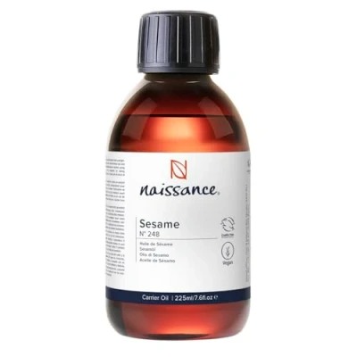 Afbeelding van Naissance Sesamolie (nr. 248) 250 ml natuurlijk, plantaardig, intensieve verzorging voor gezicht, lichaam, haar, huid, baard, nagels veganistisch en dierproefvrij