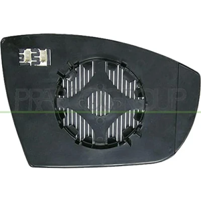 Afbeelding van PRASCO FD0797503 Spiegelglas Met houder rechts FORD: Galaxy Mk2 MPV, S Max Mk1