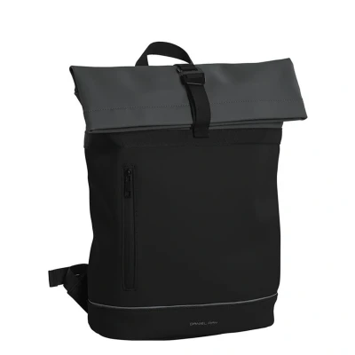 Afbeelding van Daniel Ray Waterproof Rolltop Rugzak 15.6&#039;&#039; Hampton Black/LT Grey