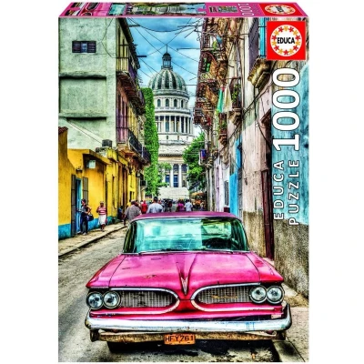 Afbeelding van Educa Vintage Car in Old Havana (1000)