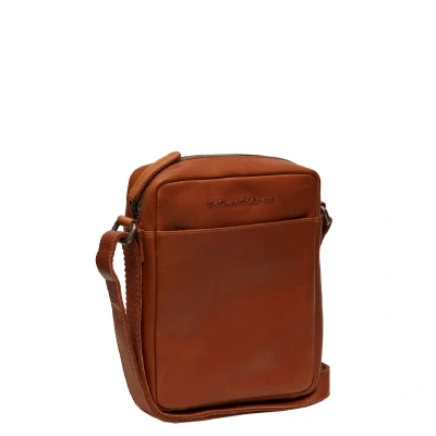 Afbeelding van The Chesterfield Brand Saba Schoudertas cognac Leren tas