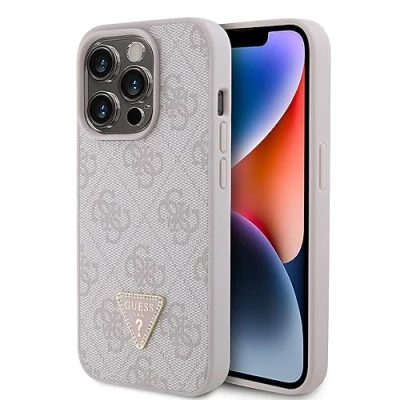 Afbeelding van Guess 4G Metal Logo Back Case Apple iPhone 15 Pro (6.1&quot;) Roze