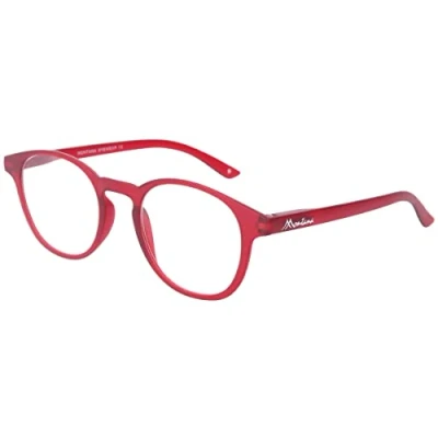 Afbeelding van Montana Eyewear MR52B ronde leesbril +3.50 mat rood