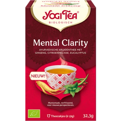 Afbeelding van Yogi Tea Mental Clarity Bio 17 theezakjes