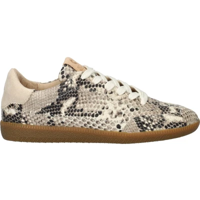 Afbeelding van Fred de la Bretoniere Sneakers laag, Dames, Maat: 38, Black white Leer