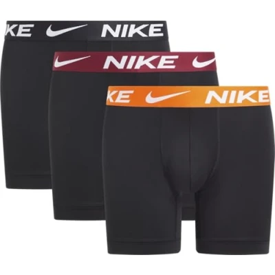 Image de Nike Boxer Brief 3PK Sous vêtements, Blk Safety Orange/Team Red/Blk, S Homme,