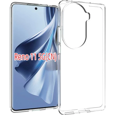 Afbeelding van Accezz Hoesje Geschikt voor Oppo Reno 11 Siliconen Clear Backcover Transparant