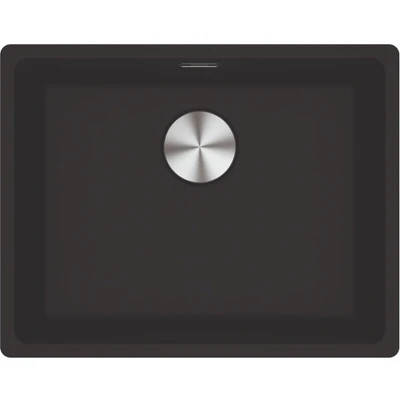 Afbeelding van Franke Maris MRG 110 52 Fragranite Matt black spoelbak onderbouw 125.0697.320