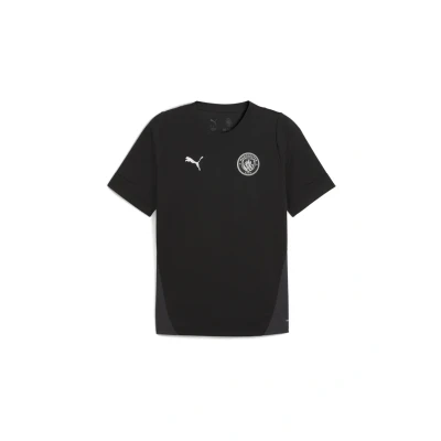 Afbeelding van Manchester City trainingsshirt voor Heren, Zwart/Zilver, Maat M PUMA