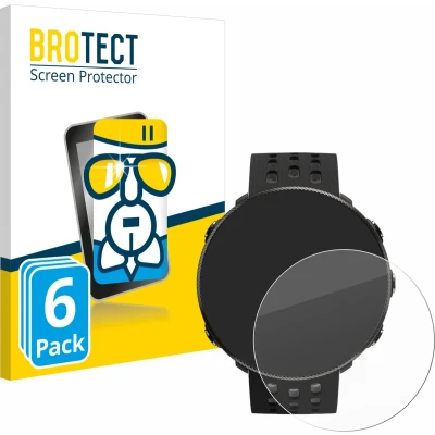 Afbeelding van BROTECT Screenprotector voor Polar Vantage M2 Folie Beschermfolie Beschermglas transparant (6 Stuks)