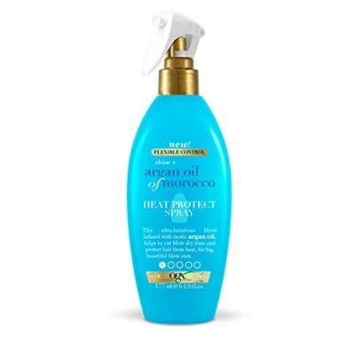 Image de OGX Spray de protection thermique à l&#039;huile d&#039;argan du Maroc pour cheveux 177 ml