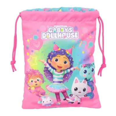 Afbeelding van Thermische Snacktas Gabby&#039;s Dollhouse Confetti Roze Turkoois