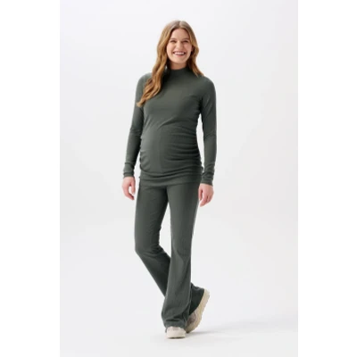 Afbeelding van Zwangerschapsbroek Casual broek flared Heja Olive XS