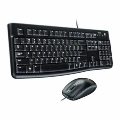 Image de Logitech Desktop MK120 ensemble clavier et souris italien