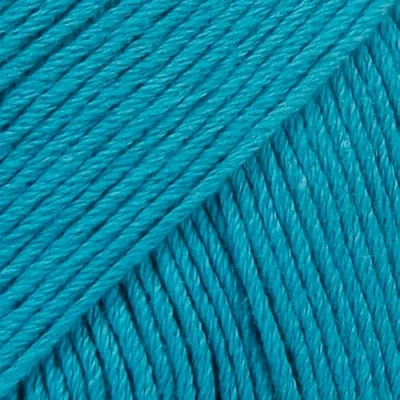 Afbeelding van Drops Saffraan 100% fijn Egyptisch katoenen garen voor breien en haken, fijn, 5 laags, sportgewicht, 2,51 g, 160 m, petrol blauw 51