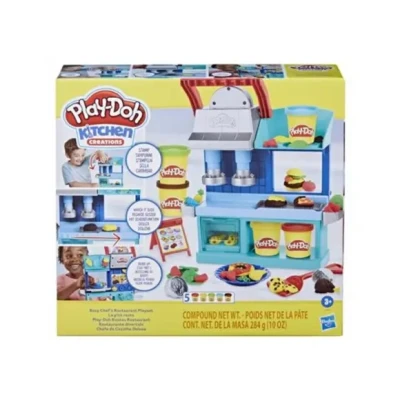 Afbeelding van Play Doh Kitchen Creations Le p&#039;tit resto set met klei
