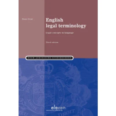 Afbeelding van Boom Juridische studieboeken English legal terminology